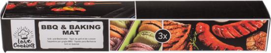 Produktbild Out of the blue Grill- und Backmatte, wiederverwendbar, 3er-Set (40 x 33 cm)