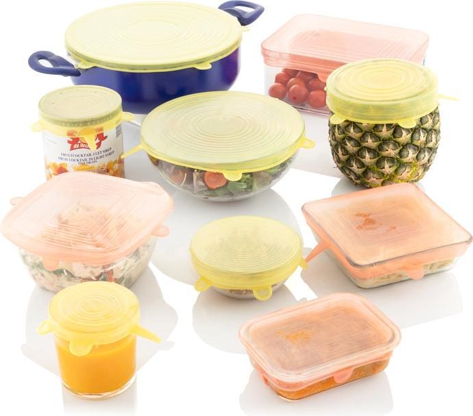 Actual product image InnovaGoods Set with reusable food sleeves - 10 pieces (1 x)