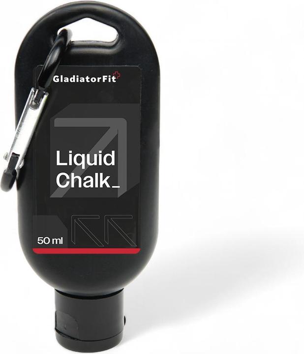 Gladiatorfit Flüssiges Magnesia "Liquid Chalk“ mit Karabinerhaken 50ml