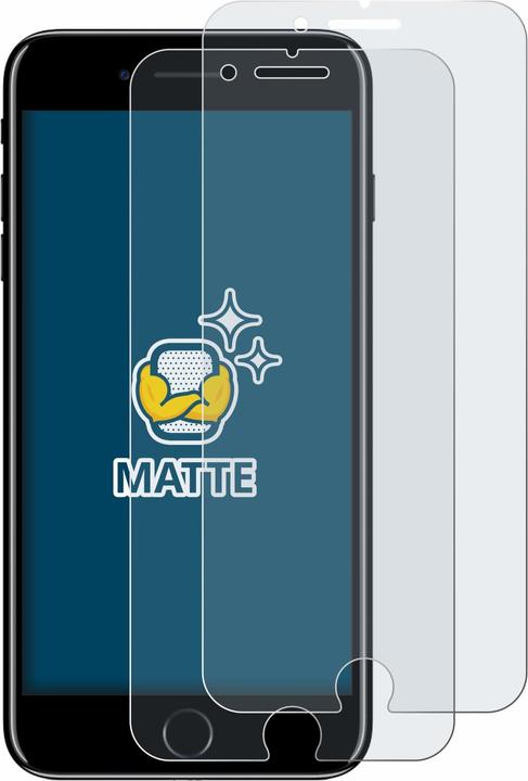 Actual product image BROTECT Anti-glare screen protector matt (2 Piece, Apple iPhone 7 Plus)