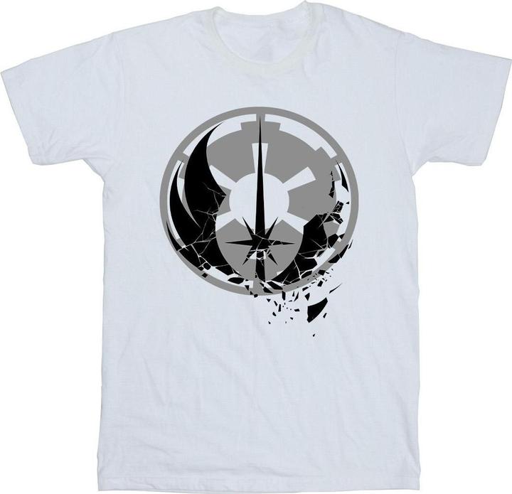 Star Wars ObiWan Kenobi Fractured Logos TShirt (XXL)