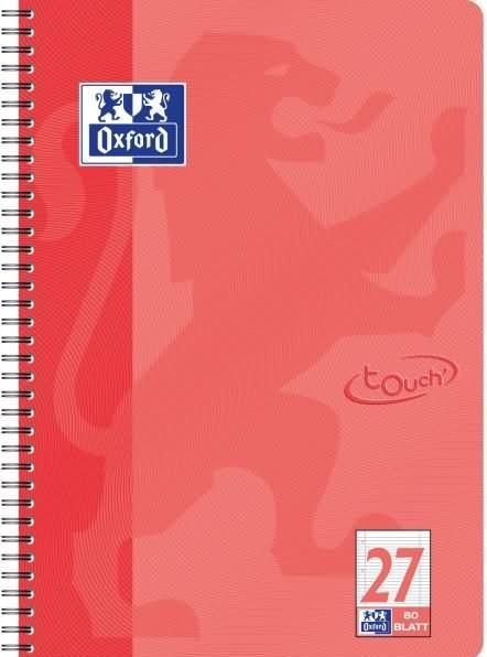 Produktbild Oxford Collegeblock Touch (A4+, Liniert, Harter Einband)