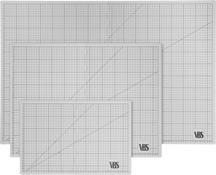 Actual product image VBS Foldable cutting mat "Cool Grey", self-healing