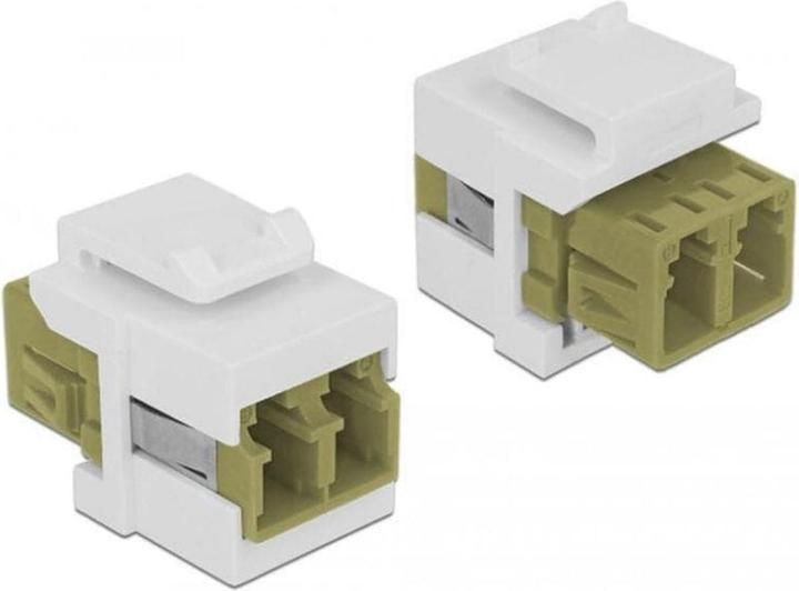 Delock Keystone Jack: Fiber optic LC-LC (0.03 m)