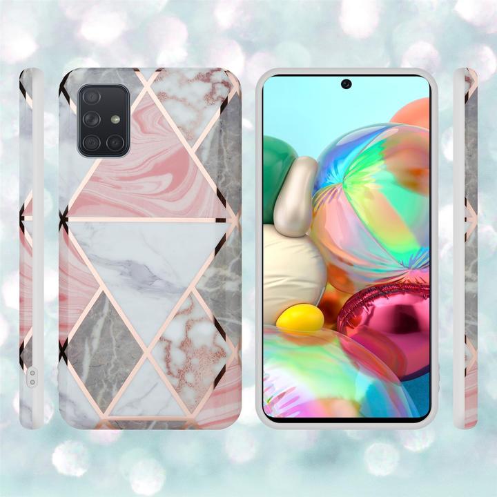Produktbild Cadorabo IMD TPU Bunter Marmor Cover (Samsung Galaxy A51 5G)
