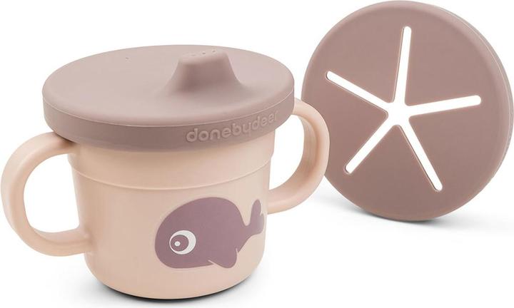 Immagine prodotto Done by Deer Set di tazze per snack e bevande Wally rosa