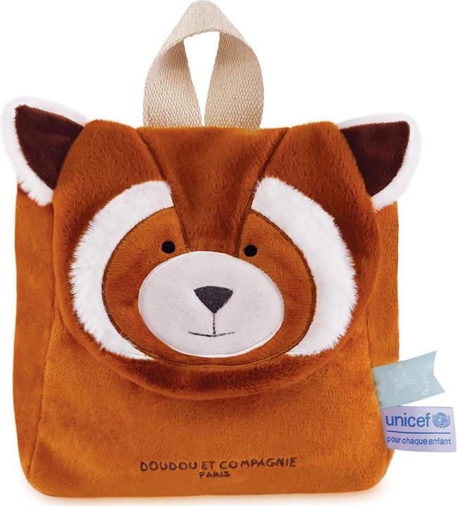 Image du produit Doudou et Compagnie Sac à dos pour enfants de l'Unicef Panda Rouge (MQ2) **