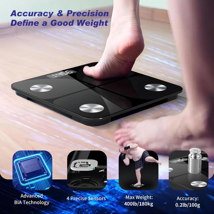 Actual product image Foryond Körperfettwaage (180 kg)