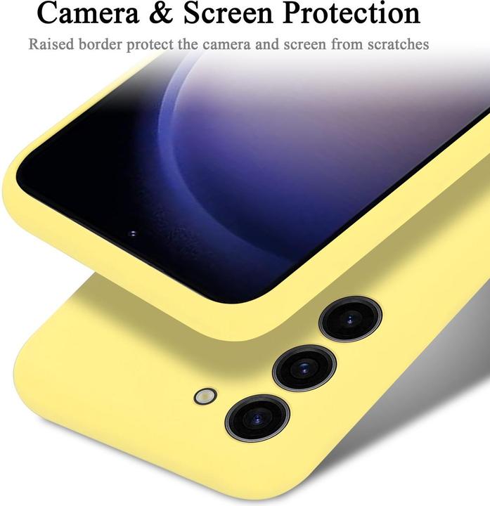 Actual product image Cadorabo CoverTPU in liquid protection case silicone design (Samsung Galaxy S24+)