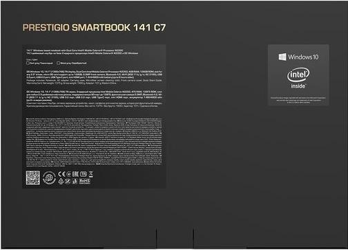 Produktbild Prestigio SmartBook 141 C6 (14.10", AMD A4-9120e, 4 GB, Eng. Int.)