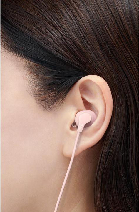 Actual product image JVC HA-FX 22W True Wireless IE Headphones pink EN
