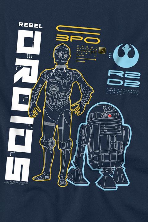 Image du produit Star Wars - T-shirt REBEL DROIDS - Enfant (152, 158)