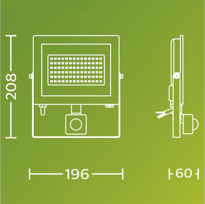 Image du produit Philips Outdoor Flutlicht Lois (4500 lm, IP65)