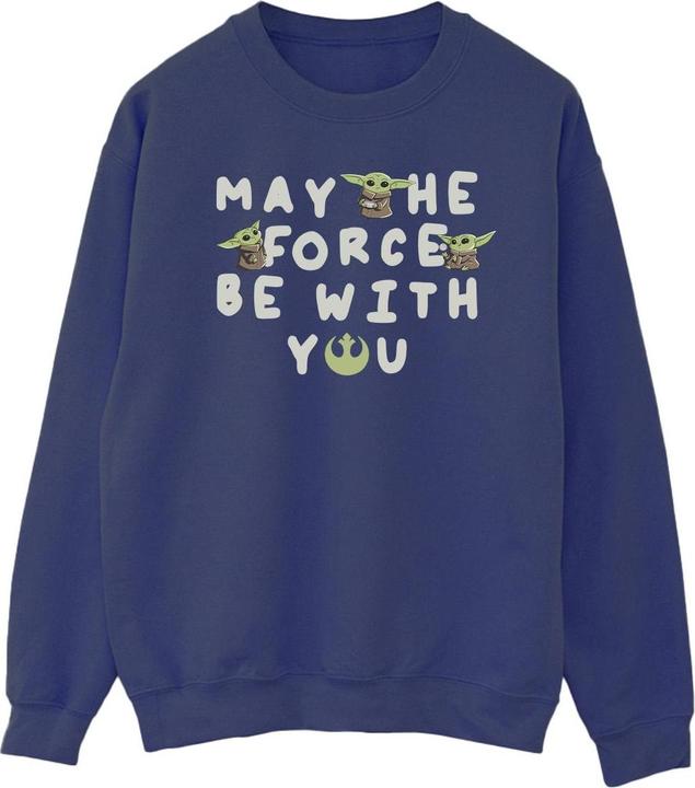 Star Wars The Mandalorian Grogu May The Force Be With You Sweatshirt (L)