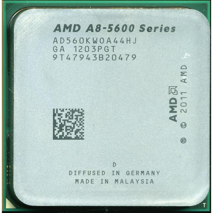 Actual product image AMD A8-5600k Apu, 3.6ghz (FM2, 3.60 GHz, 4 -Core)
