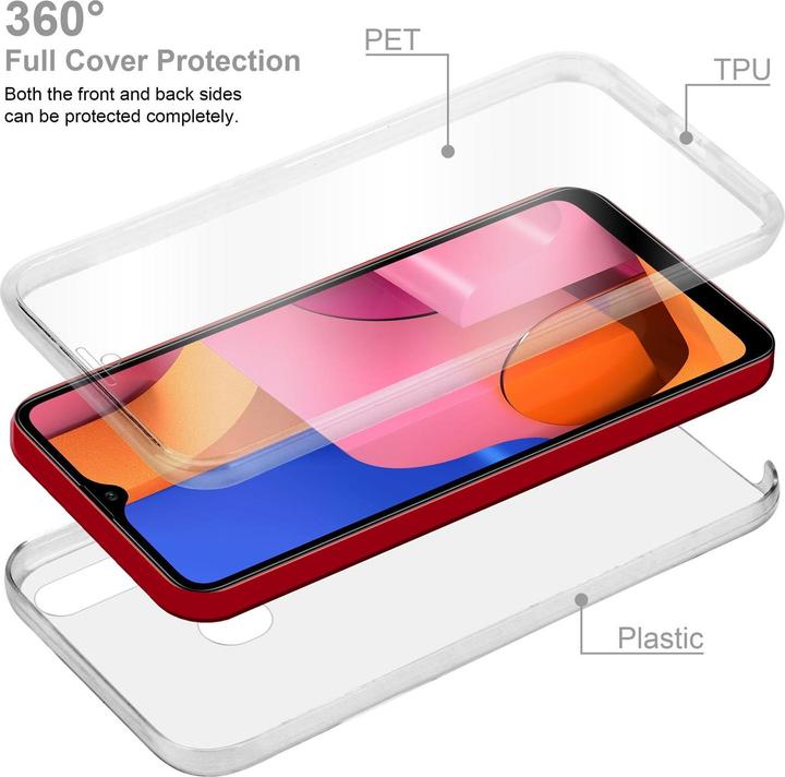 Actual product image Cadorabo TPU 360 Degree Case Cover (Samsung Galaxy A20s)