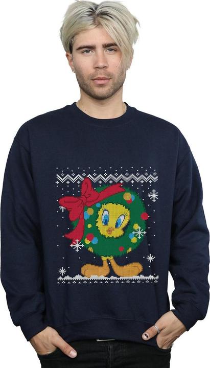 Immagine prodotto Looney Tunes Tweety Pie Christmas Fair Isle Felpa Uomo (S)