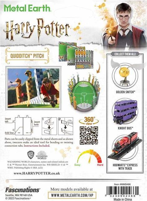 Produktbild Metal Earth Harry Potter Quidditch Pitch