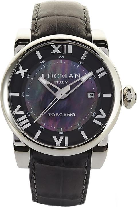 Produktbild Locman Italy Unisexuhr Toscano Automatik grau Ref. 590 (Analoguhr, 41 mm)