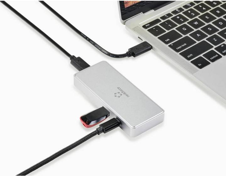 Image du produit Renkforce Lecteur de carte mémoire externe USB 3.2 Gen1 (USB 3.0) et hub USB-C (USB, USB-C 3.2 Gen 1)
