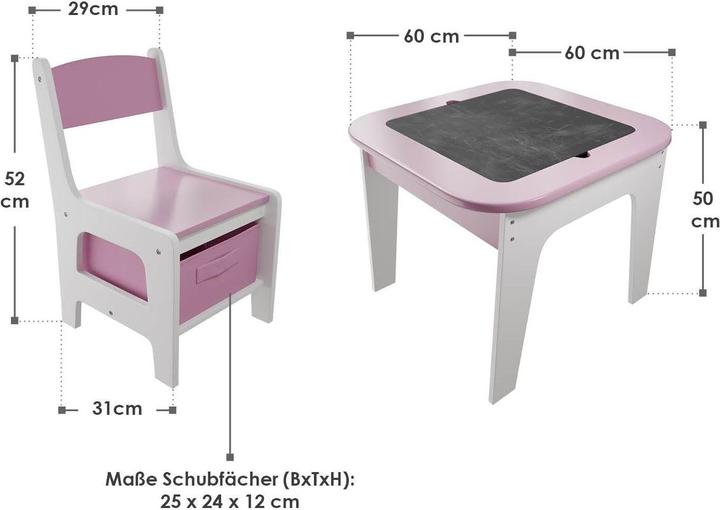 Actual product image Juskys Kindersitzgruppe Milou (Child seating group)