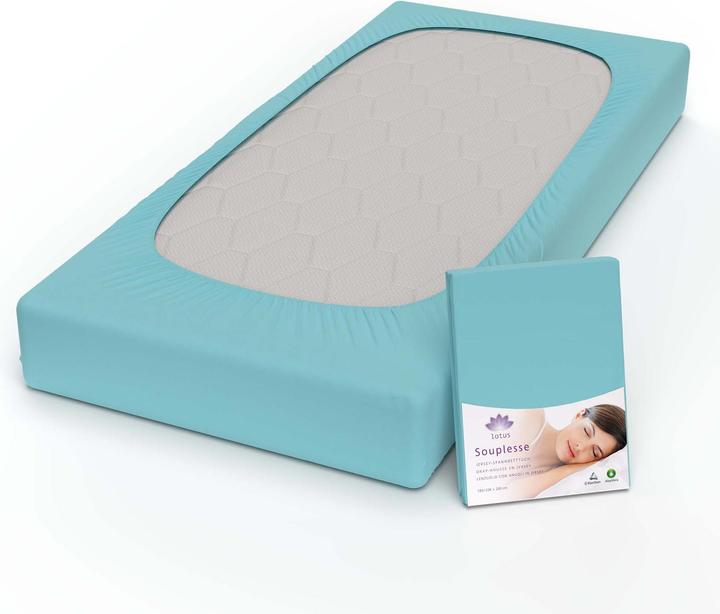Image du produit Lotus Bettwaren Drap-housse en jersey Souplesse (160 x 200 cm, 140 x 200 cm)