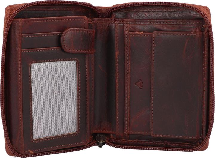 Actual product image Greenburry Rugged wallet RFID protection leather 10 cm