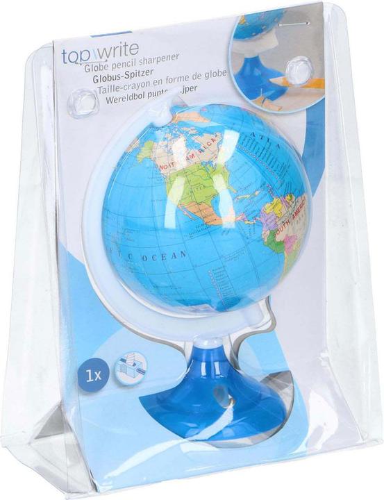 Actual product image Topwrite Globe pencil sharpener