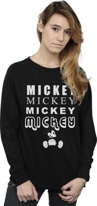 Actual product image Disney Womens/Ladies Mickey Mouse Sitting Sweatshirt (M)