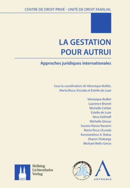 Image du produit La gestation pour autrui (Anglais, Français, Véronique Boillet, Marta Roca i Escoda, Estelle de Luze, 2018)