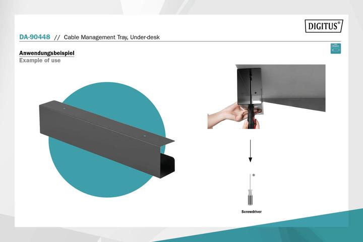 Actual product image Digitus Cable Management Channel (Duct, 60 cm)