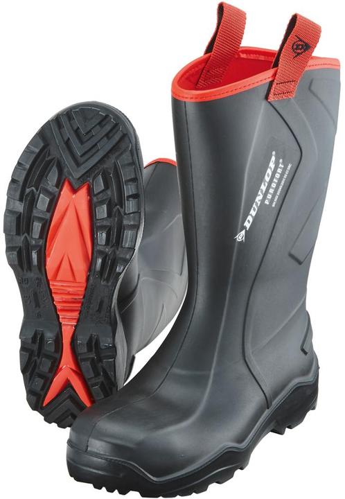 Dunlop Stivale Purofort+ Rugged, nero, taglia 47 (S5, 47)