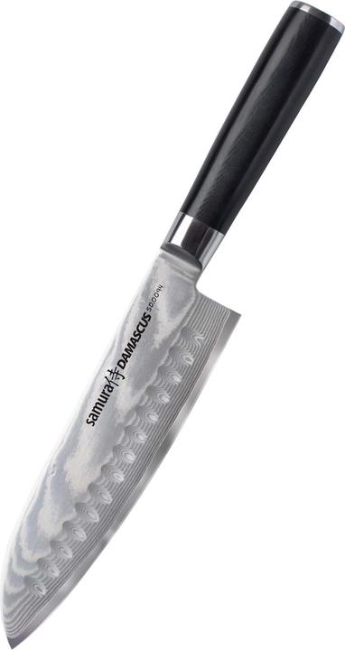 Actual product image Samura DAMASCUS Santoku knife (18 cm)