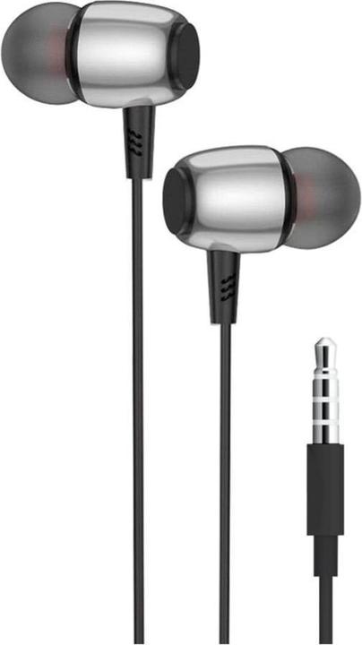 BlueStar Wired headphones Blue Star BLUE STAR wire earphones Jack 3,5 mm with microphone M09 1,2 m black (Kabelgebunden)
