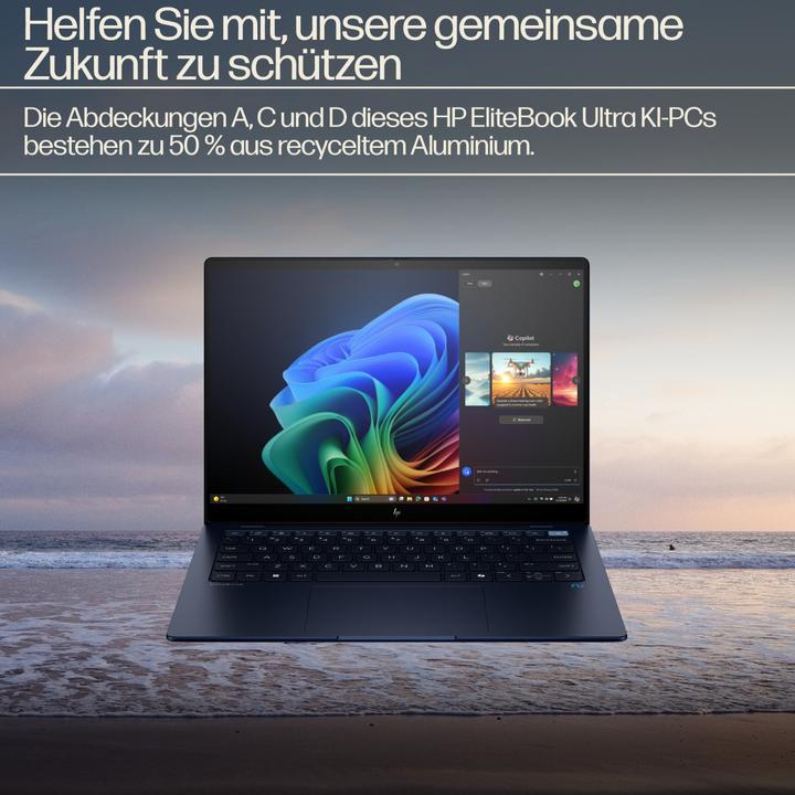 Image du produit HP EliteBook Ultra G1q (14", Snapdragon X Elite X1E-78-100, 16 Go, 512 Go, DE)