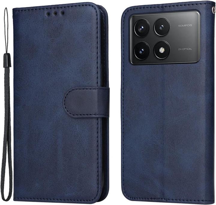 Produktbild Cover-Discount Xiaomi Poco X6 Pro - Premium Handyhülle Etui blau (Xiaomi Poco X6 Pro)
