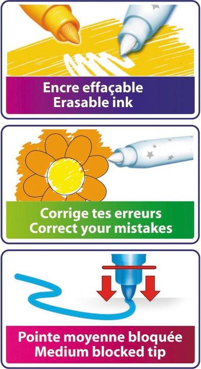 Immagine prodotto Bic Colorare e cancellare per bambini, gratis 10 + 2 (Multicolore, 10 x)