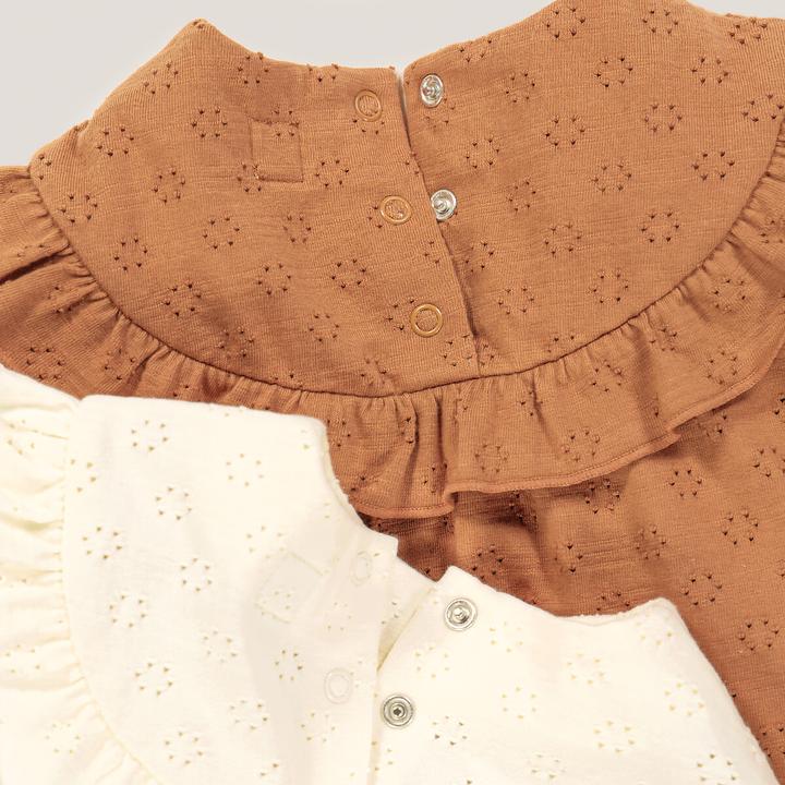 Produktbild La Redoute Collections 2er-Pack Langarm-Shirts mit Rüschen (74)