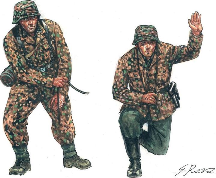 Actual product image Italeri 2nd WW German PAK40 AT gun w/servant