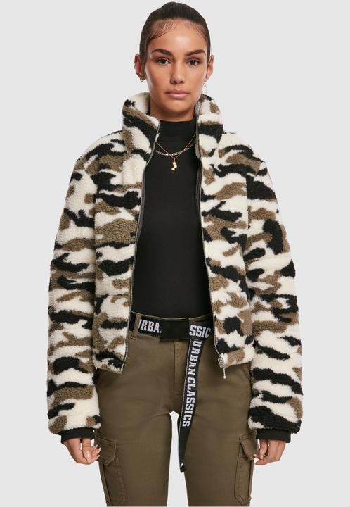 Produktbild Urban Classics Ladies Camo Sherpa Jacket (M)