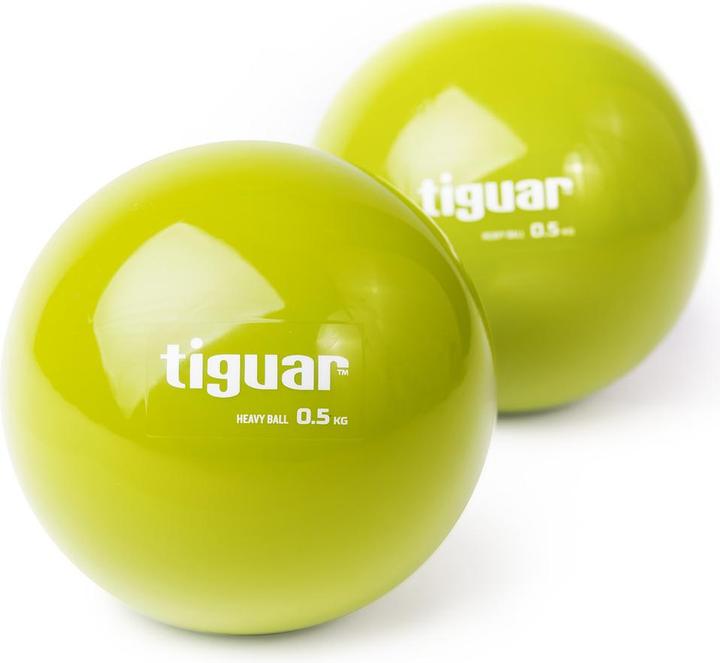 Tiguar Gewichtsball 0,5 kg - Paar (0.50 kg, 60 mm)