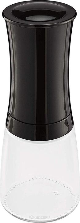 Kyocera Spice Mill, Ceramics/Plastic, Black, 6.3 x 6.3 x 15.8 cm (Various spices)