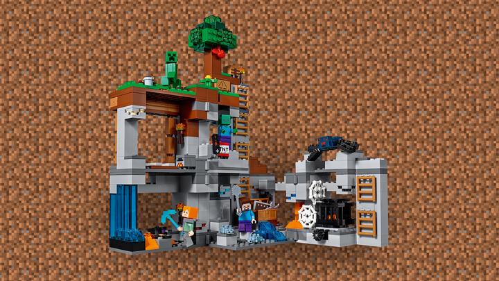 Actual product image LEGO Adventure in the rocks (21147, LEGO Minecraft)