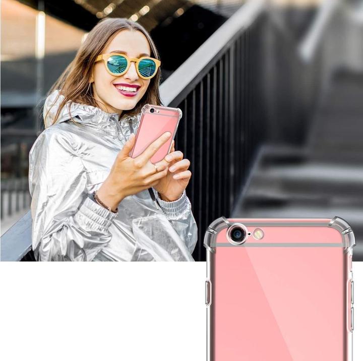 Image du produit Screenguard Apple iPhone 6/6S Coque Crystal Soft Airbag Bumper (Apple iPhone 6)