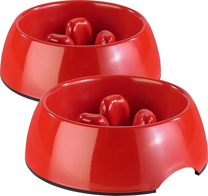 Immagine prodotto Infactory Confezione da 2 ciotole anti-lupo per cani e gatti, 300 ml (0.30 l)