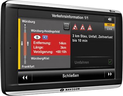 Actual product image Navigon 72 Plus Live, TMC, European maps