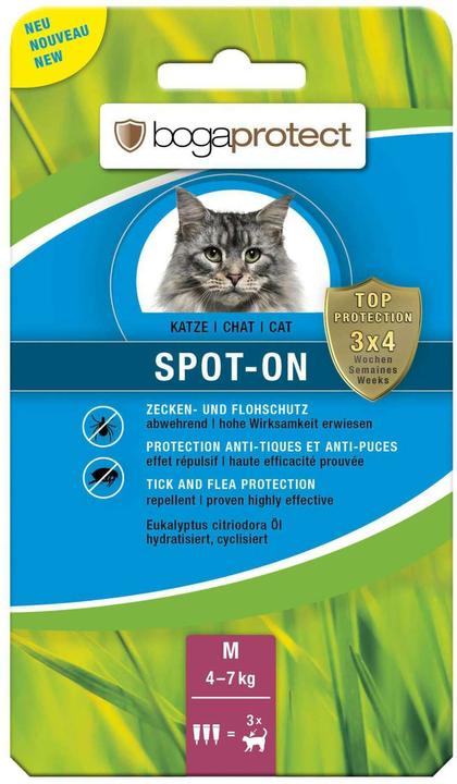 Actual product image Bogar anti-parasite drops bogaprotect spot-on cat M (Cat, 3.60 ml)