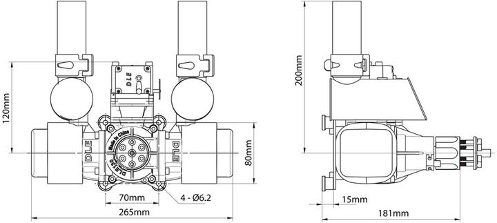 Actual product image DLE Engine dle 130 2-cylinder petrol engine "original"