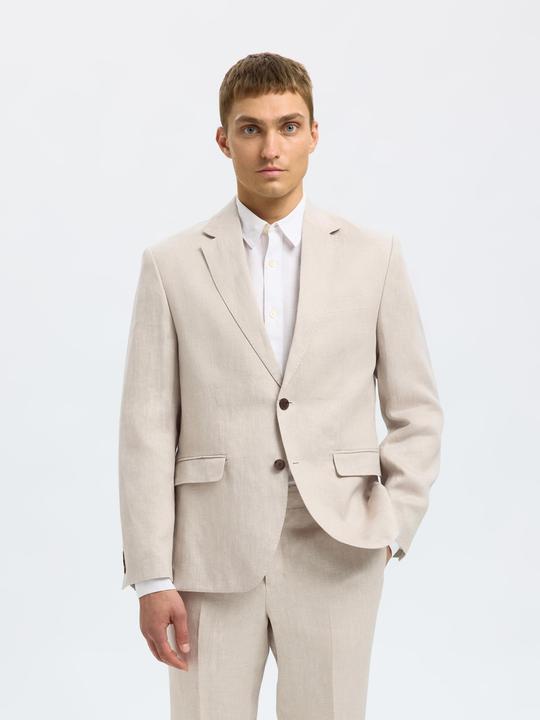 Actual product image Selected Homme Regular fit linen blazer (54)
