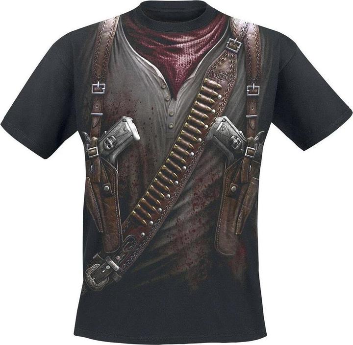 Actual product image Spiral Unisex Adult Holster Wrap T-Shirt (S)
